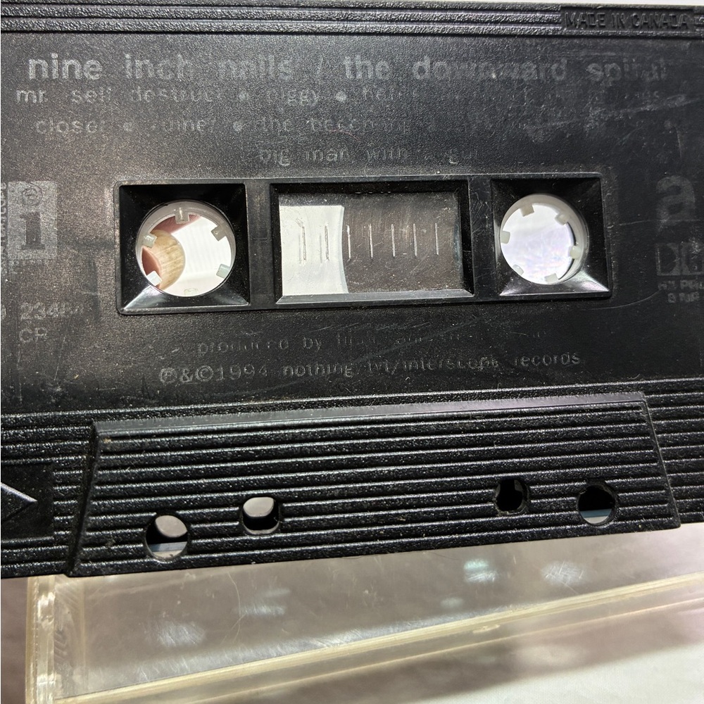 Nine Inche Nails - The Downward Spiral Cassette Tape 1994 (Tape Only No Insert)